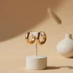 Aurea Gold Hoop Earrings